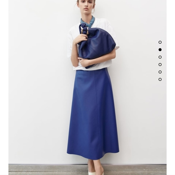 BNWT! Zara Faux Leather Skirt - Picture 10 of 10